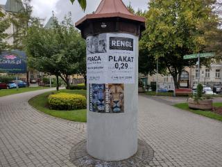 Bielsko-Biała: 36 nowych słupów plakatowych